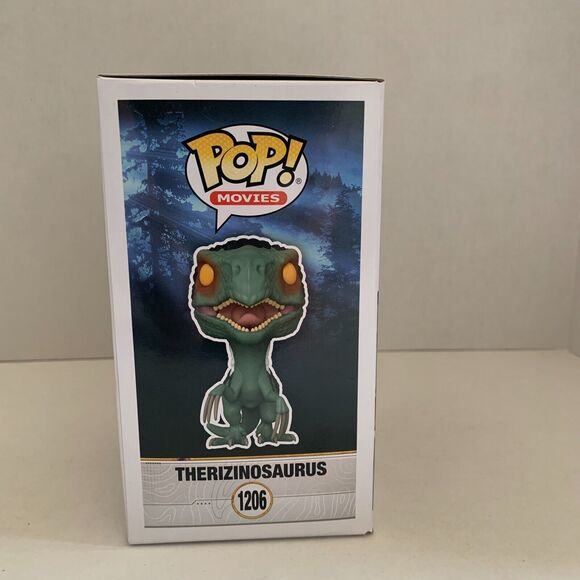 Funko POP! Movies Jurassic World Vinyl Figure THERIZINOSAURUS #1206 Rare Color - Picture 7 of 10